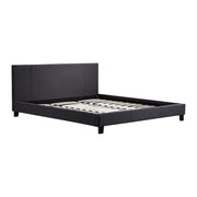 King Linen Fabric Bed Frame Grey