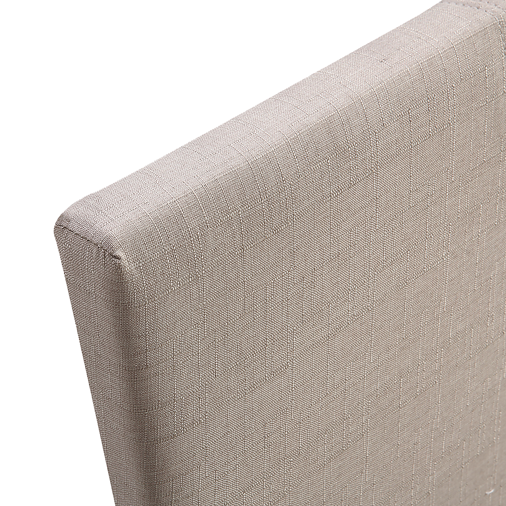 King Linen Fabric Bed Frame Beige V63-800747