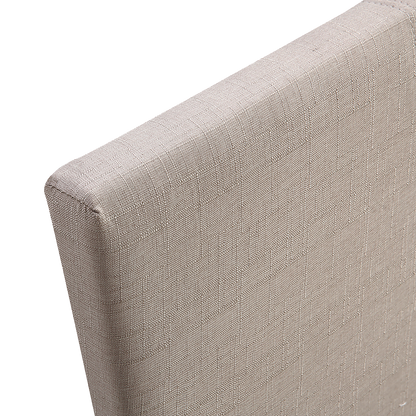 King Linen Fabric Bed Frame Beige V63-800747