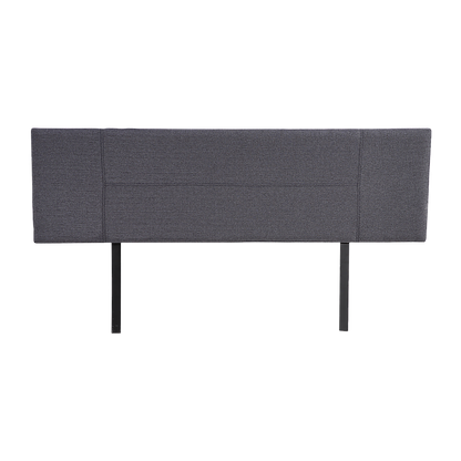 Linen Fabric King Bed Headboard Bedhead - Grey V63-800757