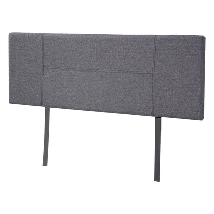 Linen Fabric Queen Bed Headboard Bedhead - Grey V63-800777