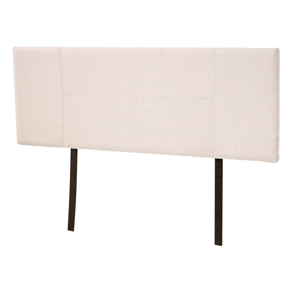 Linen Fabric Queen Bed Headboard Bedhead - Beige V63-800787