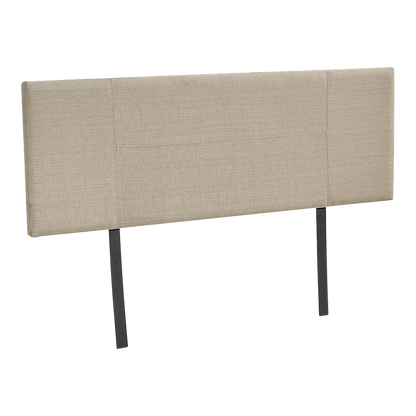 Linen Fabric Double Bed Headboard Bedhead - Beige V63-800807