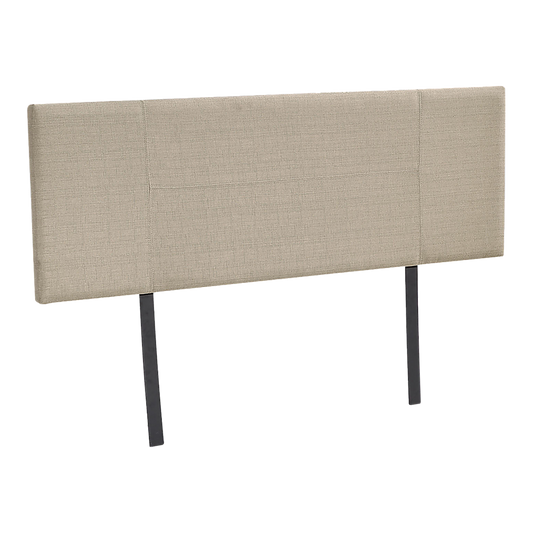 Linen Fabric Double Bed Headboard Bedhead - Beige V63-800807
