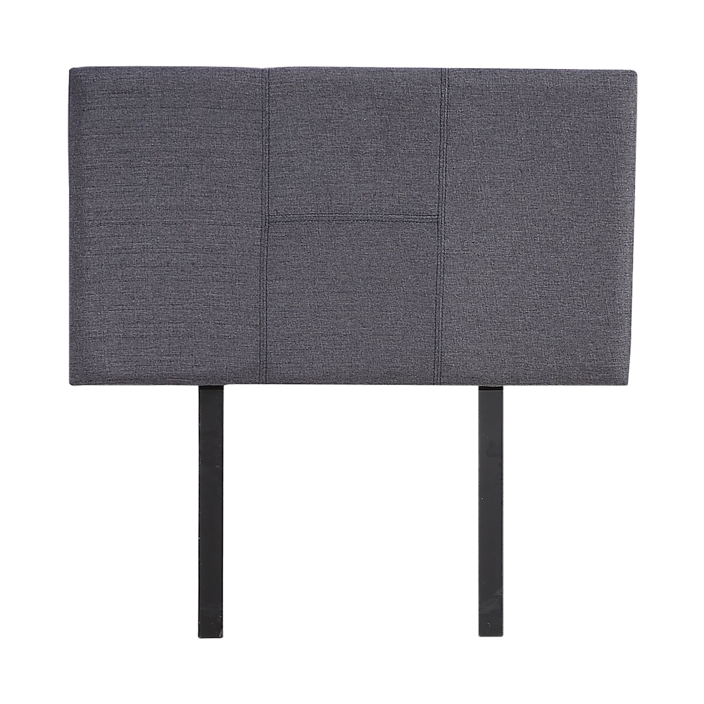 Linen Fabric Single Bed Headboard Bedhead - Grey V63-800817