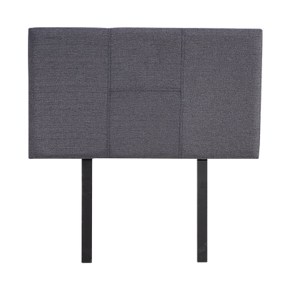 Linen Fabric Single Bed Headboard Bedhead - Grey V63-800817