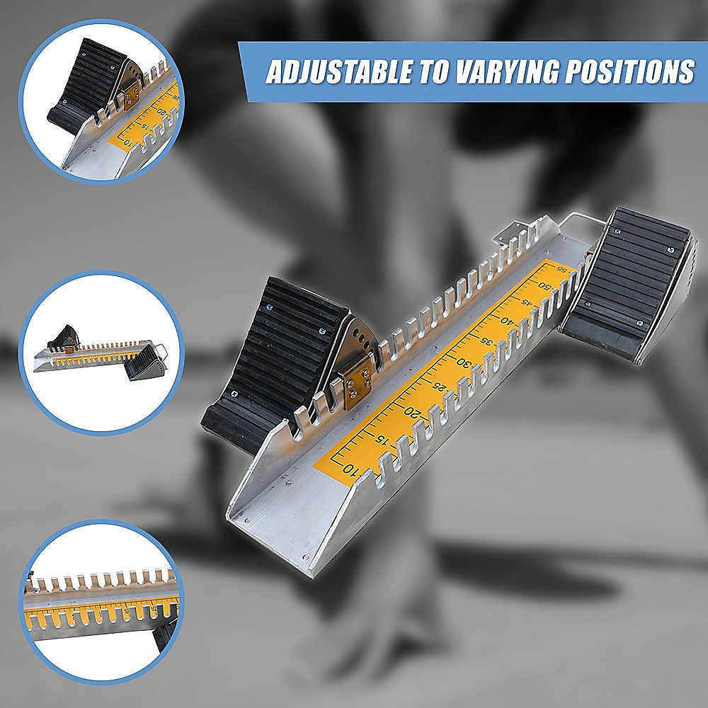 Athletics Starting Block for Sprint Training - Adjustable Track Running Equipment V63-801957