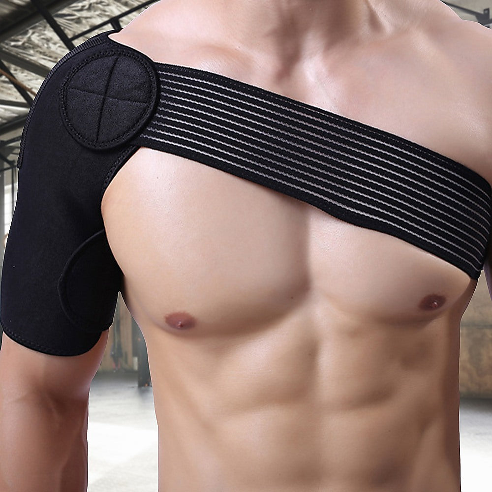 Adjustable Shoulder Support Brace Strap Compression Bandage Wrap V63-802097