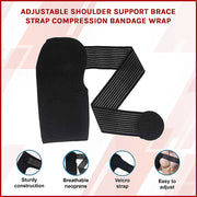 Adjustable Shoulder Support Brace Strap Compression Bandage Wrap V63-802097