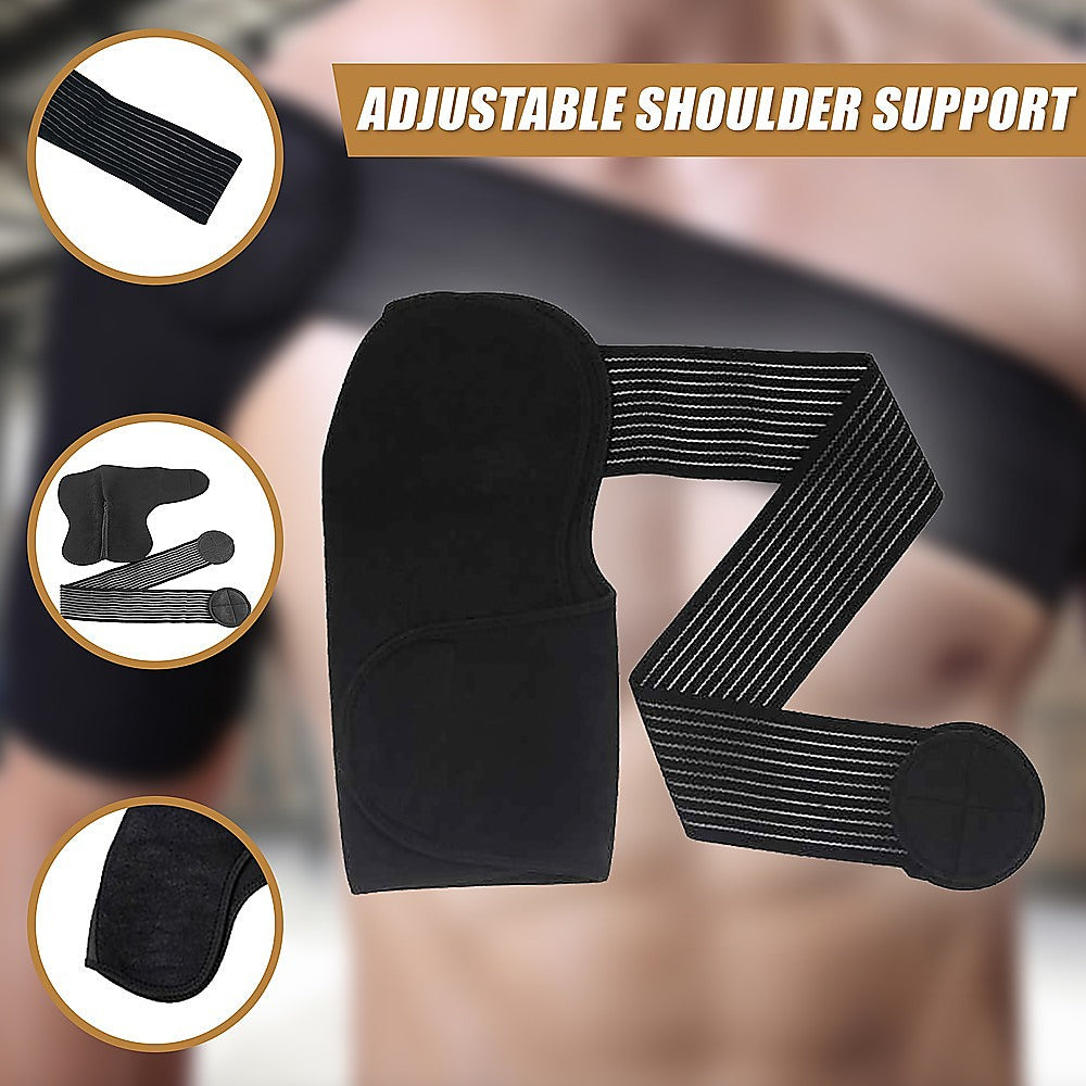 Adjustable Shoulder Support Brace Strap Compression Bandage Wrap V63-802097