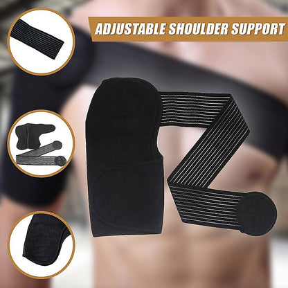 Adjustable Shoulder Support Brace Strap Compression Bandage Wrap V63-802097