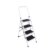 Foldable Non Slip 4 Step Steel Ladder V63-802117