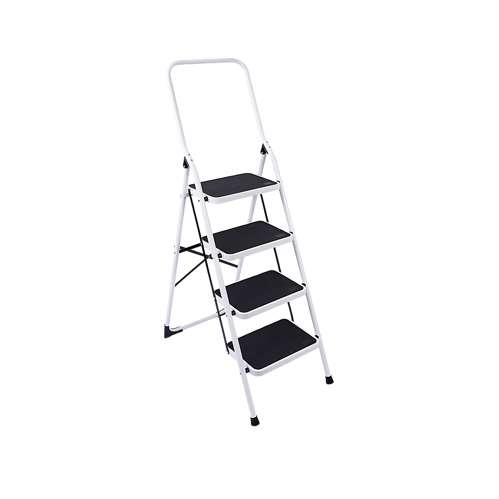 Foldable Non Slip 4 Step Steel Ladder V63-802117