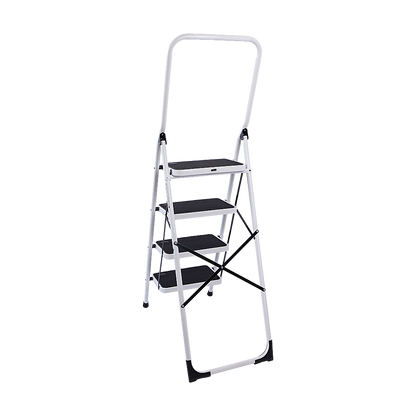 Foldable Non Slip 4 Step Steel Ladder V63-802117