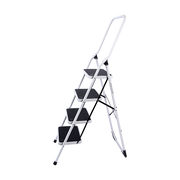 Foldable Non Slip 4 Step Steel Ladder V63-802117