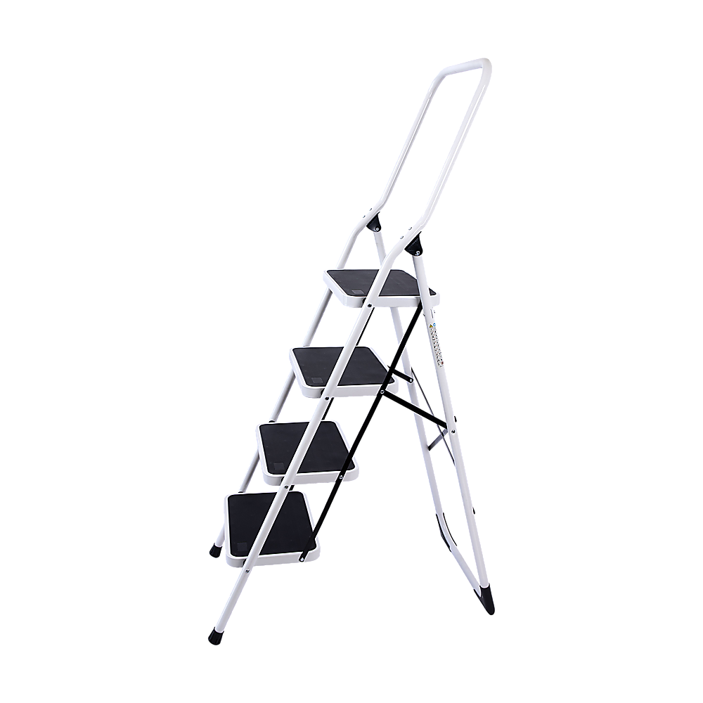 Foldable Non Slip 4 Step Steel Ladder V63-802117