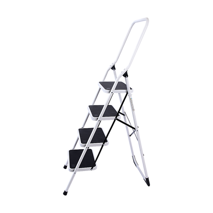 Foldable Non Slip 4 Step Steel Ladder V63-802117