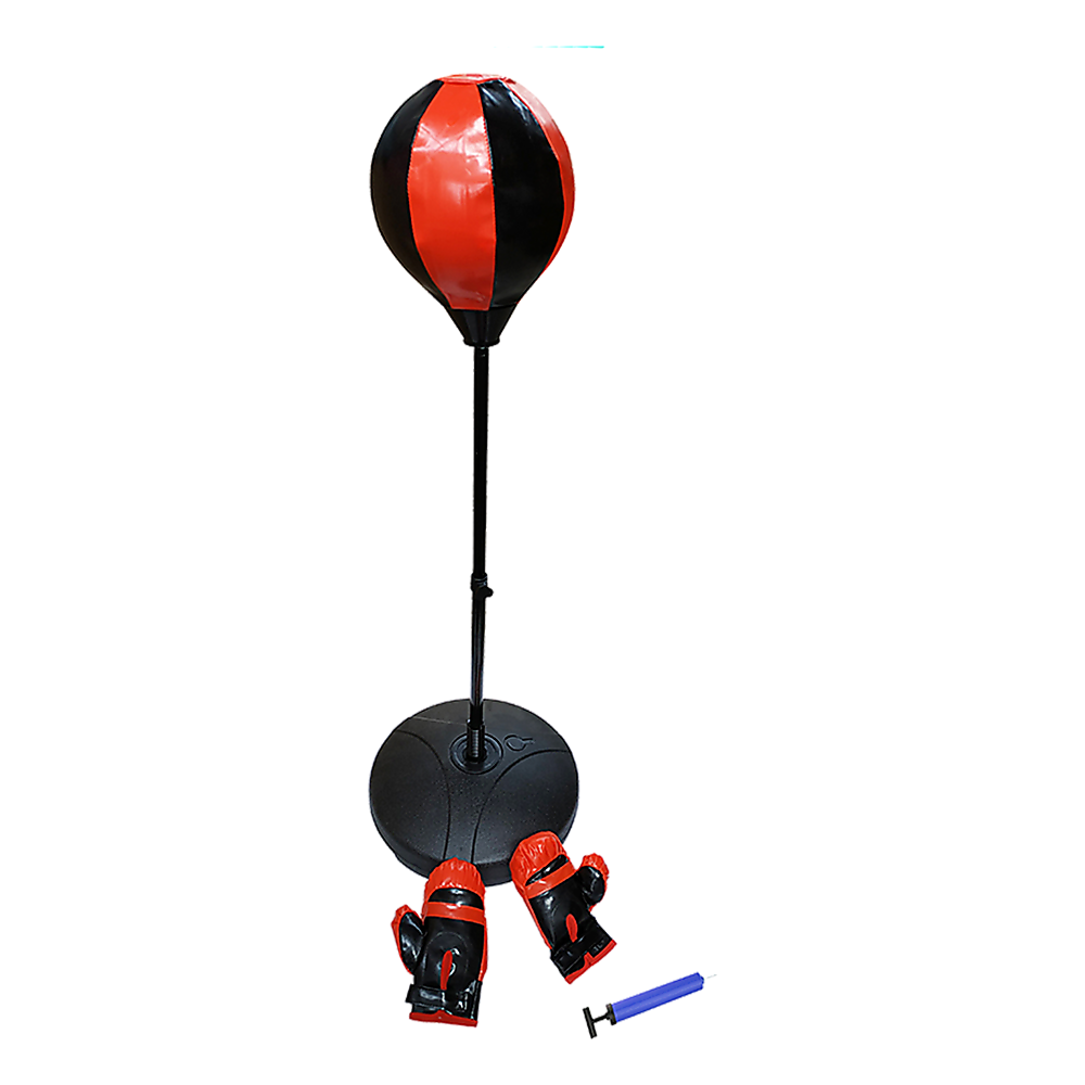 Kids Boxing Punching Bag Set - Children's Training Gloves & Fitness Stand V63-802127