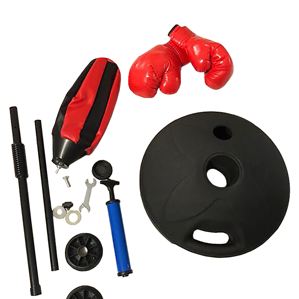 Kids Boxing Punching Bag Set - Children's Training Gloves & Fitness Stand V63-802127