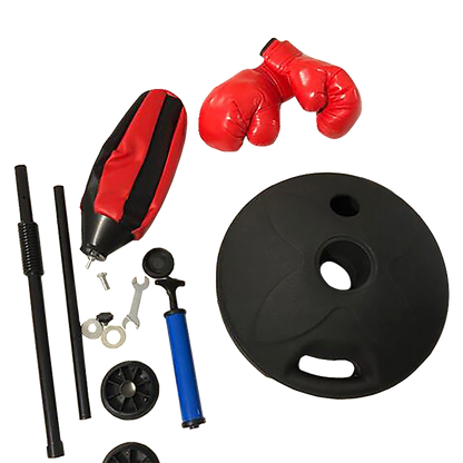 Kids Boxing Punching Bag Set - Children's Training Gloves & Fitness Stand V63-802127