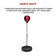 Kids Boxing Punching Bag Set - Children's Training Gloves & Fitness Stand V63-802127