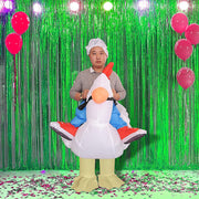 CHICKEN Fancy Dress Inflatable Suit - Fan Operated Costume V63-816903