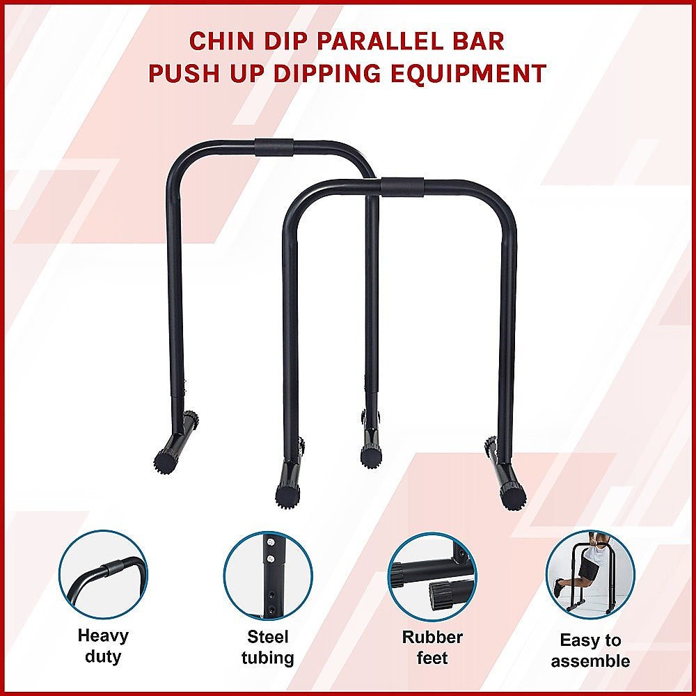 Chin Dip Parallel Bar Push Up Dipping Equipment V63-816933