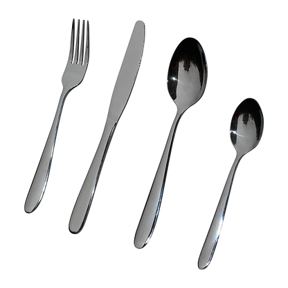 32 Piece Stainless Steel Cutlery Set Knives Fork Spoon Teaspoon V63-816983