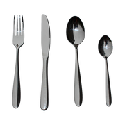 32 Piece Stainless Steel Cutlery Set Knives Fork Spoon Teaspoon V63-816983