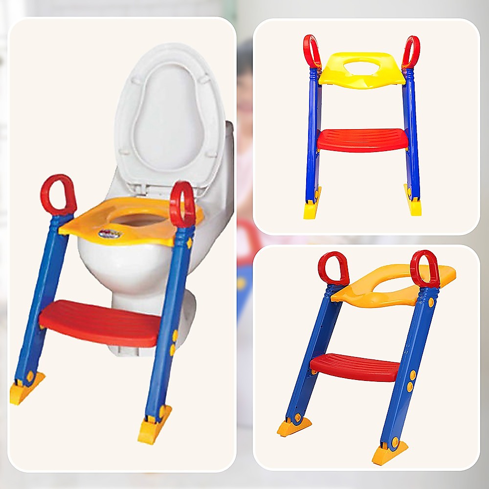 Kids Toilet Ladder Toddler Potty Training Seat V63-816993