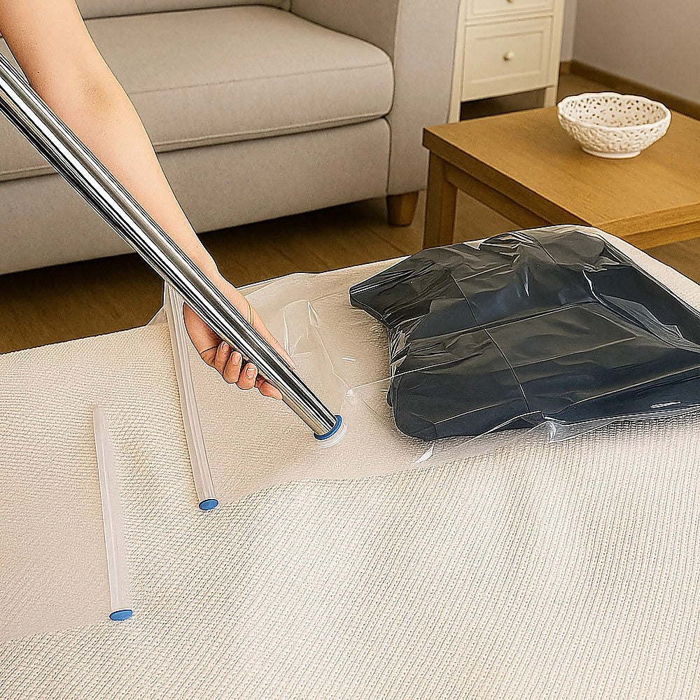 10X Jumbo Vacuum Storage Bags - Space Saver Seal Bags for Clothes, Bedding, Blankets & Travel Organisation V63-817003