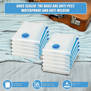 10X Jumbo Vacuum Storage Bags - Space Saver Seal Bags for Clothes, Bedding, Blankets & Travel Organisation V63-817003