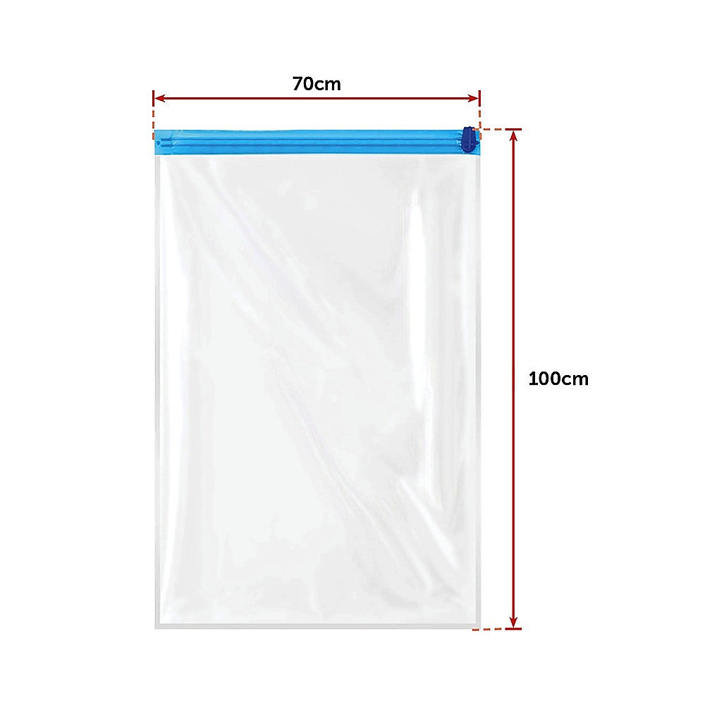 10X Jumbo Vacuum Storage Bags - Space Saver Seal Bags for Clothes, Bedding, Blankets & Travel Organisation V63-817003
