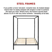 4 Four Poster Double Bed Frame