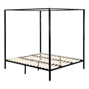 Black King Four Poster Bed Frame