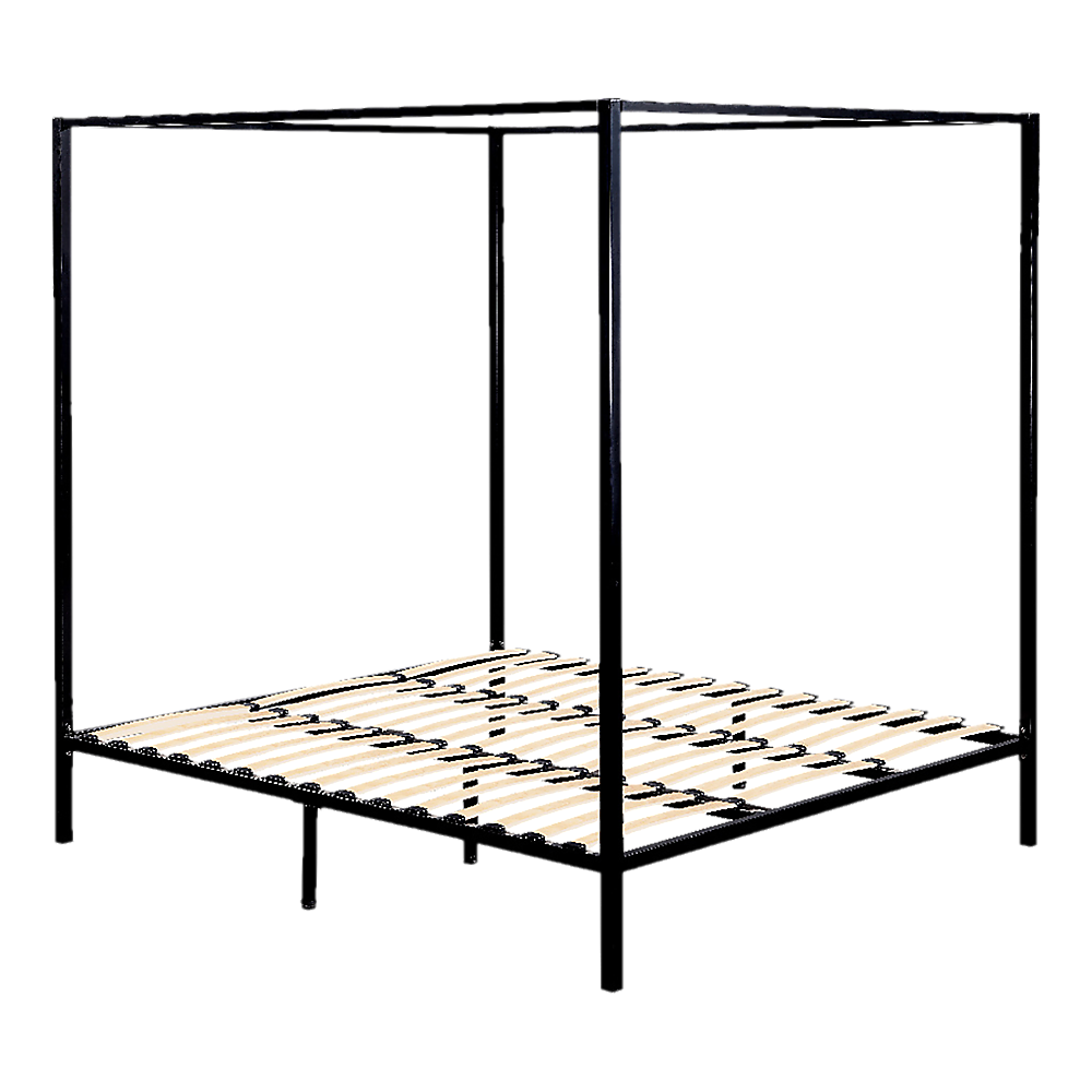 Black King Four Poster Bed Frame
