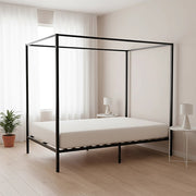 Black Queen Four Poster Bed Frame
