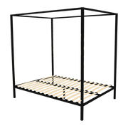 Black Queen Four Poster Bed Frame