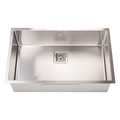 810x505mm Handmade 1.5mm Stainless Steel Undermount / Topmount Kitchen Sink with Square Waste V63-817883