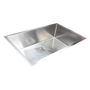 810x505mm Handmade 1.5mm Stainless Steel Undermount / Topmount Kitchen Sink with Square Waste V63-817883