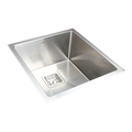 430x455mm Handmade 1.5mm Stainless Steel Undermount / Topmount Kitchen Sink with Square Waste V63-817903