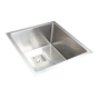 430x455mm Handmade 1.5mm Stainless Steel Undermount / Topmount Kitchen Sink with Square Waste V63-817903