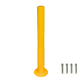 Yellow Heavy Duty Steel Bollard Post V63-817943