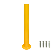 Yellow Heavy Duty Steel Bollard Post V63-817943