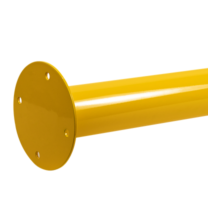 Yellow Heavy Duty Steel Bollard Post V63-817943