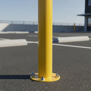 Yellow Heavy Duty Steel Bollard Post V63-817943