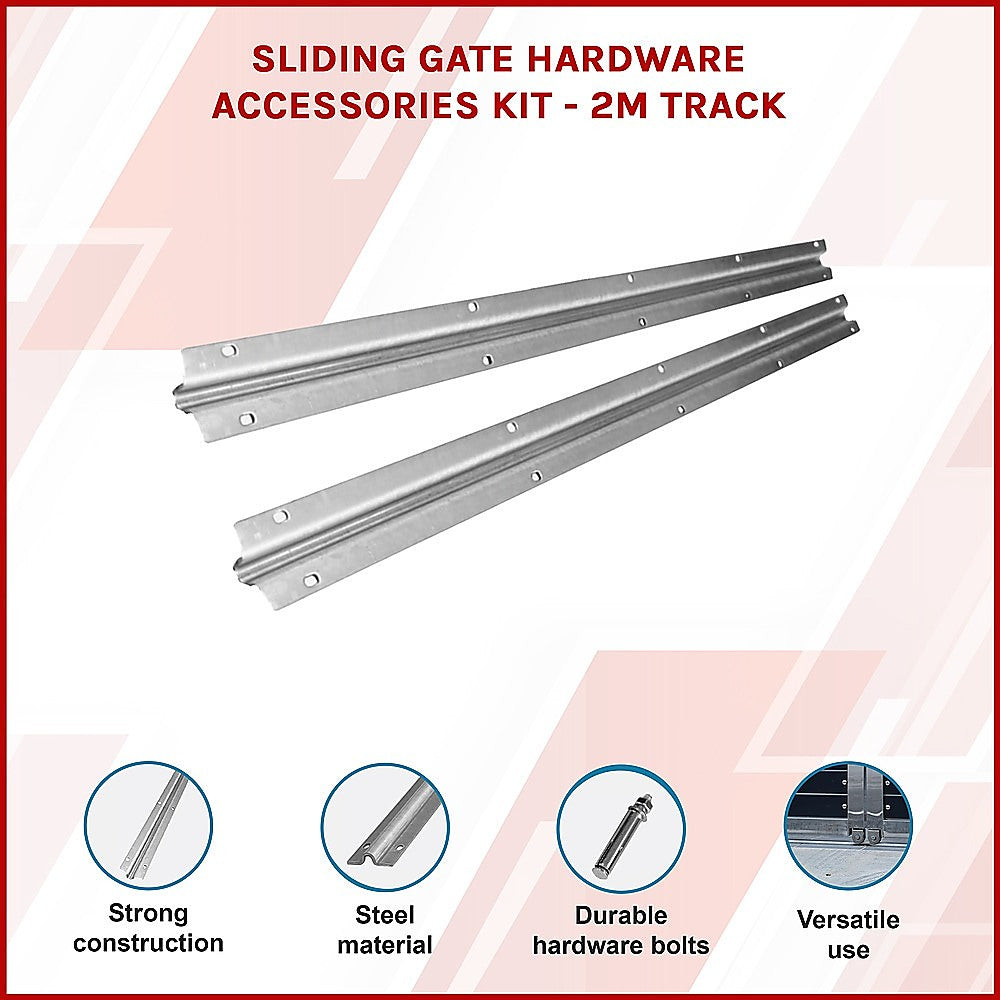 Sliding Gate Hardware Accessories Kit - 2m Track V63-817993