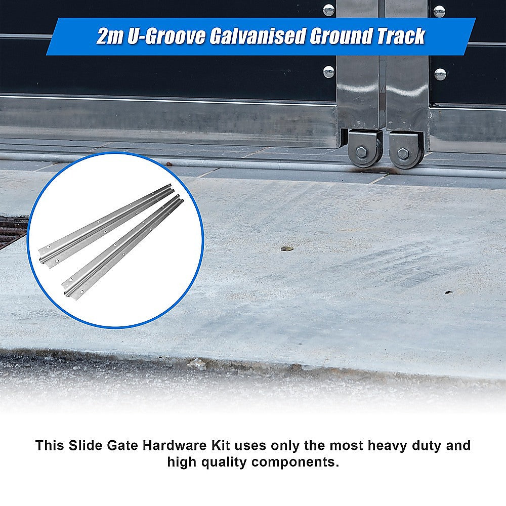 Sliding Gate Hardware Accessories Kit - 2m Track V63-817993