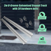 Sliding Gate Hardware Accessories Kit - 2m Track V63-817993