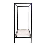 4 Four Poster Single Bed Frame